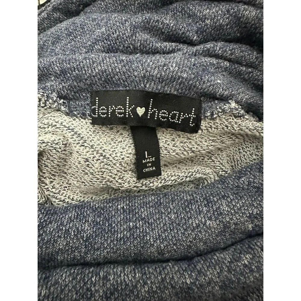 Blue Sweater w/Aztec Patterns on Sleeves - Picture 5 of 6